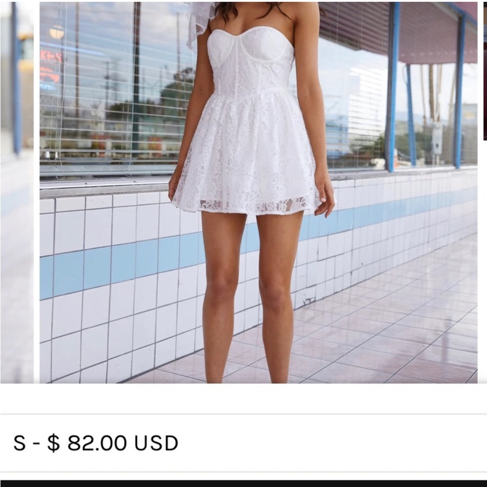 White Lace Romper (GIULIANA 12th Tribe)